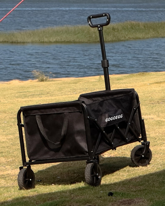 GOGOEGG Collapsible Wagon Cart Black